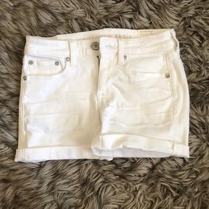 AE white shorts